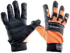 Impacto Size 9 TIMBERGUARD™ PVC Palm And Fingertip Coated Work Gloves With Neoprene And Leather Liner And Hook And Loop Cuff Impacto Size 9 TIMBERGUARD™ PVC Palm And Fingertip Coated Work Gloves With Neoprene And Leather Liner And Hook And Loop Cuff