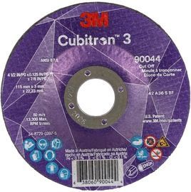 3M™ 4.5 3M™ 4.5" X 1/8" X .88" Cubitron™ 36+ Grit Precision Shaped Ceramic Type 27 Cut-Off Wheel