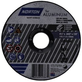 Norton® 4.5" X .045" X 7/8" Aluminum Oxide Type 1/41