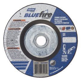 Norton® 4.5 Norton® 4.5" X 1/8" X 5/8" - 11" BlueFire® Extra Coarse Grit Zirconia Alumina/Silicon Carbide Type 27 Depressed Center Grinding And Cut-Off Wheel