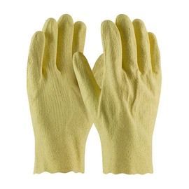 PIP Global Safety® X-Large Yellow Textured Vinyl Full Coated Work Gloves With Cotton Liner And Straight Cuff