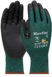 PIP Global Safety® Medium MaxiFlex® Cut™ 15 Gauge Engineered Yarn Cut Resistant Gloves With Nitrile Coated Palm And Fingertips