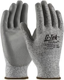 PIP Global Safety® Large G-Tek® 13 Gauge PolyKor® Cut Resistant Gloves With Polyurethane Coated Palm And Fingertips
