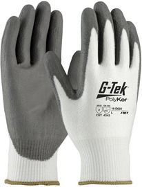 PIP Global Safety® Medium G-Tek® 13 Gauge PolyKor® Cut Resistant Gloves With Polyurethane Coated Palm And Fingertips