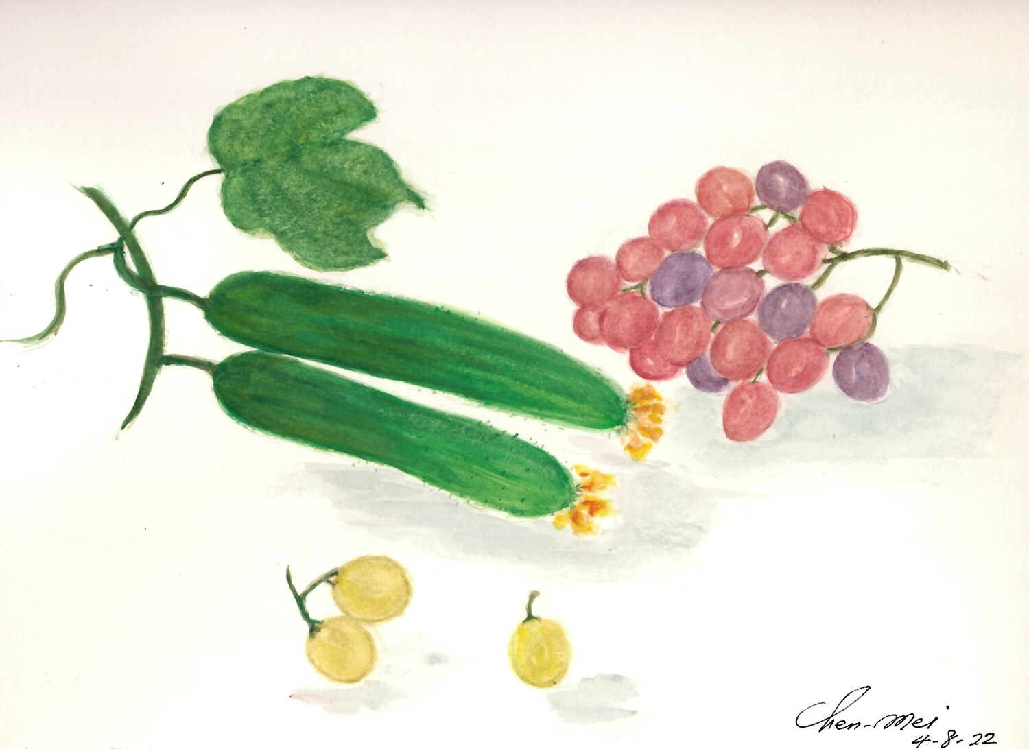 Print 11x17 - Fruit & Veggie by Mei Kuo Chen