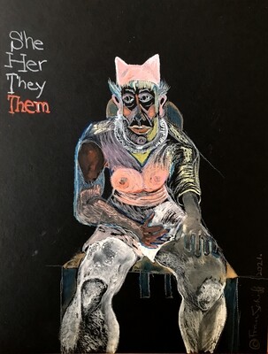 Art, Framed Print - Schiff, Fran - She Her They Them