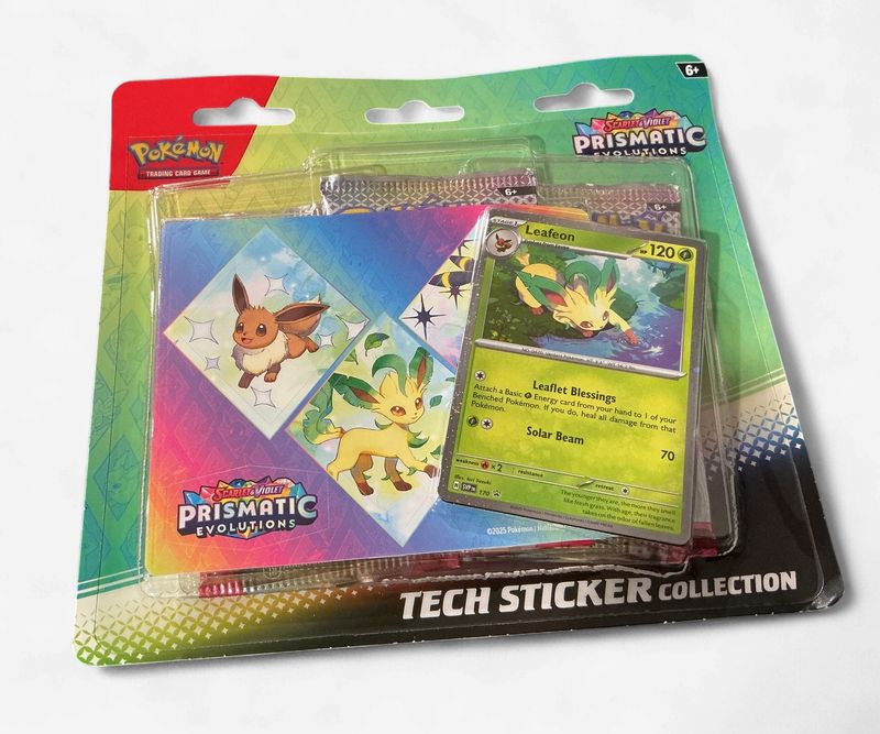 Prismatic Evolutions Tech Sticker Collection – Leafeon