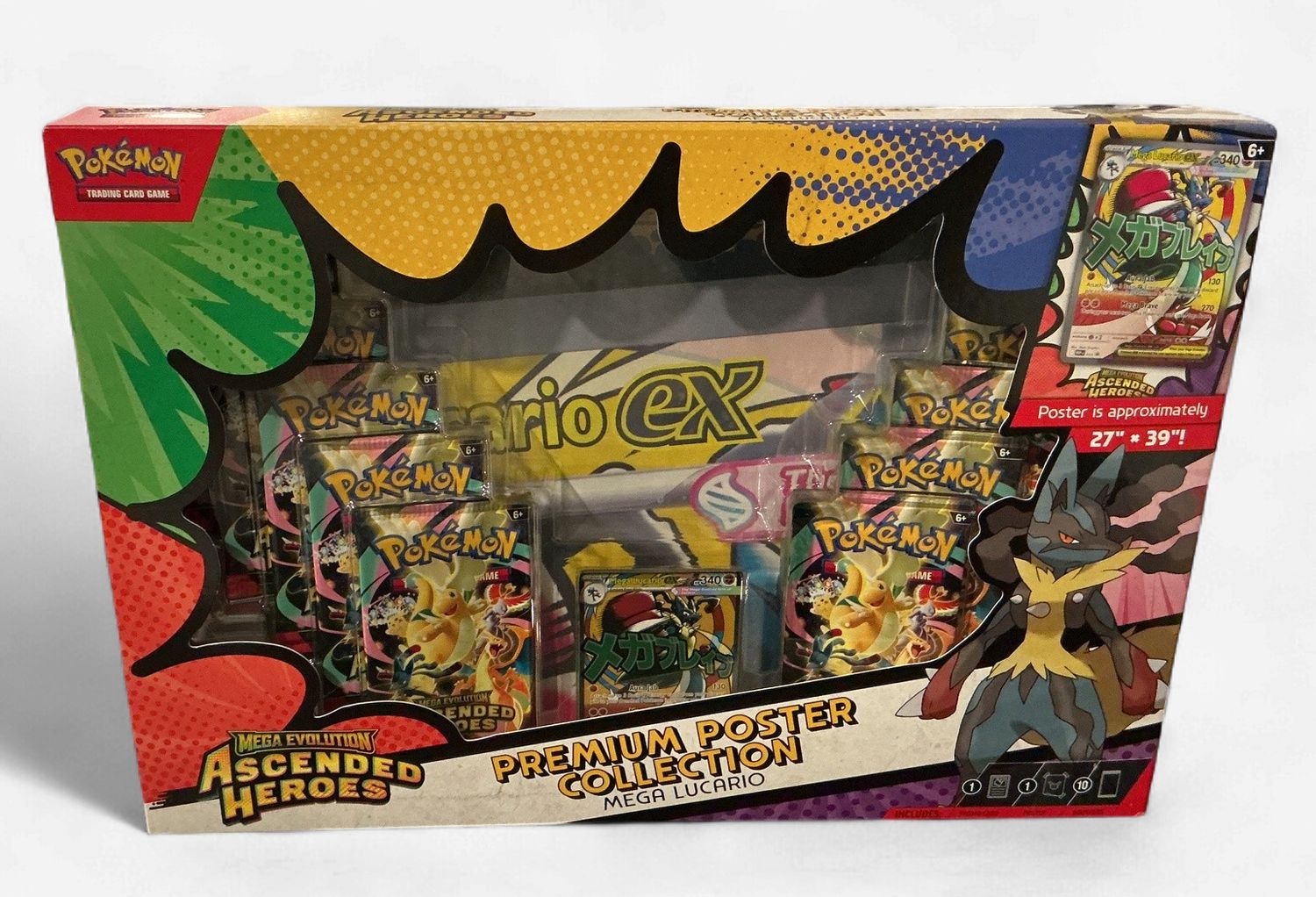 Ascended Heroes Premium Poster Collection – Mega Lucario