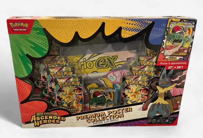 Ascended Heroes Premium Poster Collection – Mega Lucario