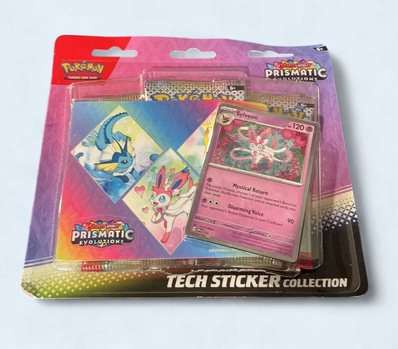 Prismatic Evolutions Tech Sticker Collection - Sylveon
