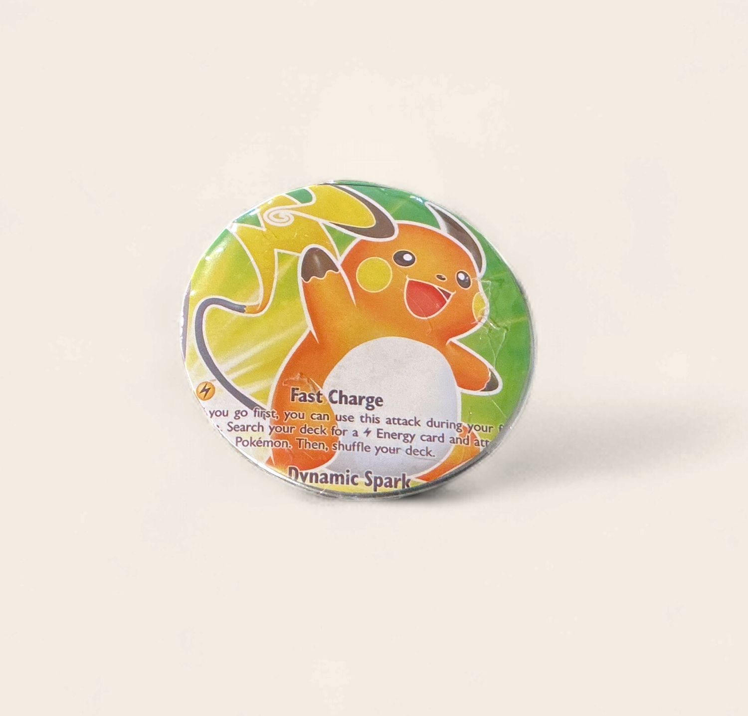Round Alolan Raichu magnet