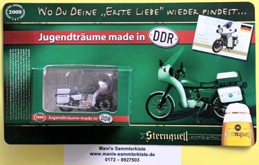 Brauerei - Werbemotorrad - MZ ETZ F Funkrad 250 der Volkspolizei