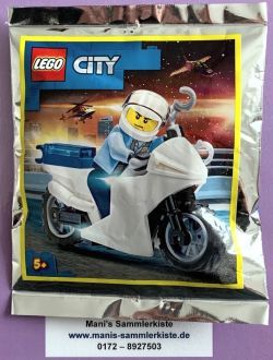 Lego 952001 City Polizei Duke DeTain mit Motorrad