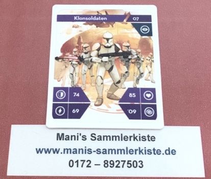 Sammelkarte Nr. 07 - Klonsoldaten