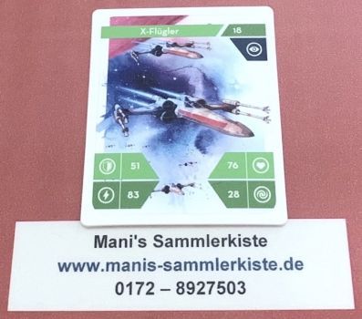 Sammelkarte Nr. 18 - X-Flügler