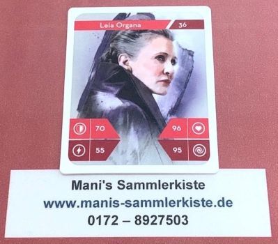 Sammelkarte Nr. 36 - Leia Organa
