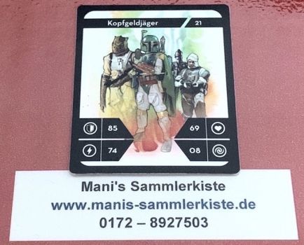 Sammelkarte Nr. 21 - Kopfgeldjäger