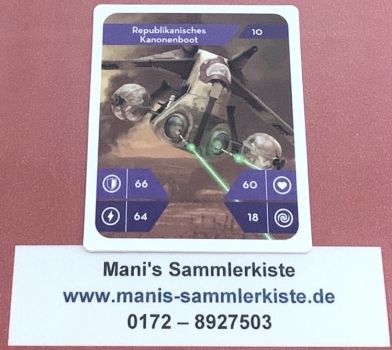 Sammelkarte Nr. 10 - Republikanisches Kanonenboot