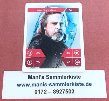 Sammelkarte Nr. 34 - Luke Skywalker
