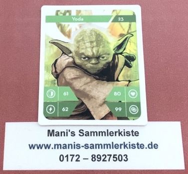 Sammelkarte Nr. 23 - Yoda