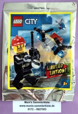 Lego 952002 Feuerwehrmann Bobby Brenner mit Drohne