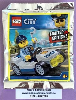 Lego 951907 Polizeifigur Klaus mit Einsatzwagen