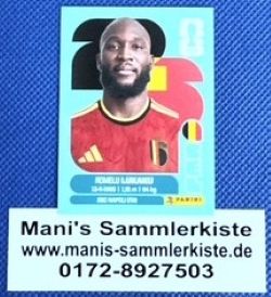 Sammelbild Nr. BEL 20 - Romelu Lukaku