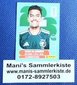 Sammelbild Nr. KSA 9 - Musab AlJuwayr