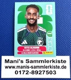 Sammelbild Nr. KSA 7 - Moteb Alharbi