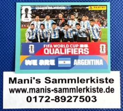 Sammelbild Nr. ARG 13 - We are Argentina
