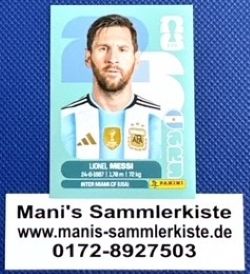 Sammelbild Nr. ARG 17 - Lionel Messi