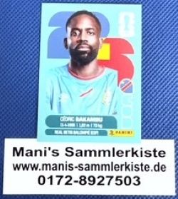 Sammelbild Nr. COD 19 - Cedric Bakambu