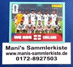Sammelbild Nr. ENG 13 - We are England