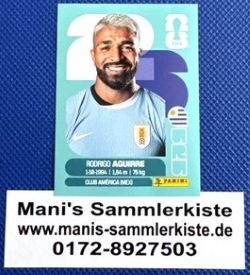 Sammelbild Nr. URU 19 - Rodrigo Aguirre
