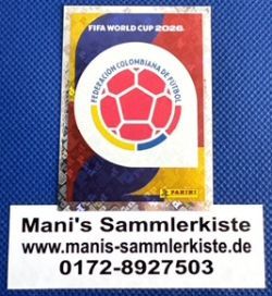 Sammelbild Nr. COL 1 - Logo - Kolumbien