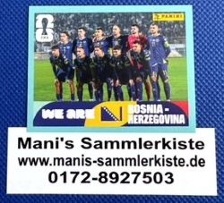Sammelbild Nr. BIH 13 - We are Bosnia-Herzegovina