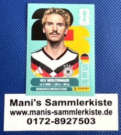Sammelbild Nr. GER 20 - Nick Woltemade