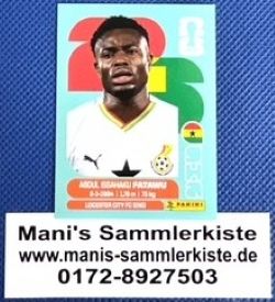 Sammelbild Nr. GHA 9 - Abdul Issahaku Fatawu