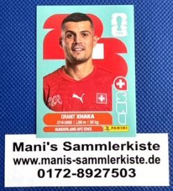 Sammelbild Nr. SUI 9 - Granit Xhaka