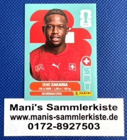 Sammelbild Nr. SUI 10 - Denis Zakaria