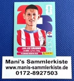 Sammelbild Nr. PAR 6 - Juan Jose Caceres