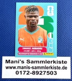 Sammelbild Nr. CIV 8 - Emmanuel Agbadou