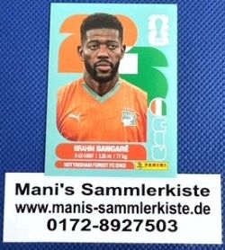 Sammelbild Nr. CIV 12 - Ibrahim Sangare