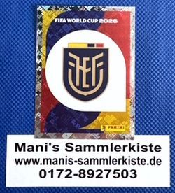 Sammelbild Nr. ECU 1 - Logo - Ecuador