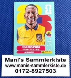 Sammelbild Nr. ECU 5 - Pervis Estupinan