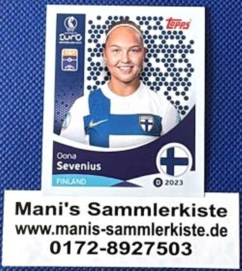 Sammelbild Nr. 091 - Oona Sevenius