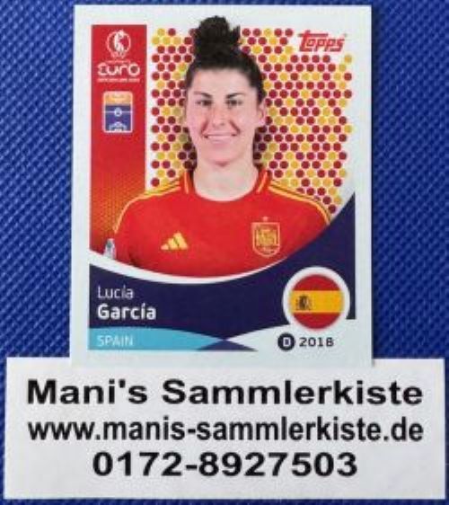 Sammelbild Nr. 108 - Lucia Garcia