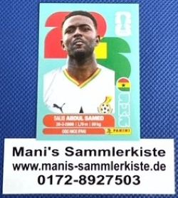 Sammelbild Nr. GHA 11 - Salis Abdul Samed