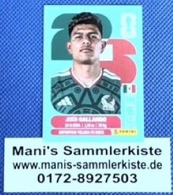 Sammelbild Nr. MEX 6 - Jesus Gallardo