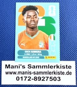 Sammelbild Nr. CIV 17 - Simon Adingra